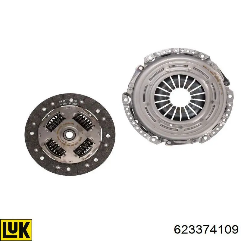 Комплект зчеплення (3 частини) LUK 623374109 ціна, від 180.26 USD