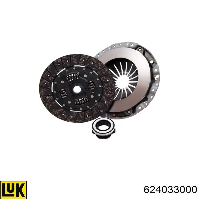 Купити 624033000 LUK Комплект зчеплення (диск, корзина, підшипник)