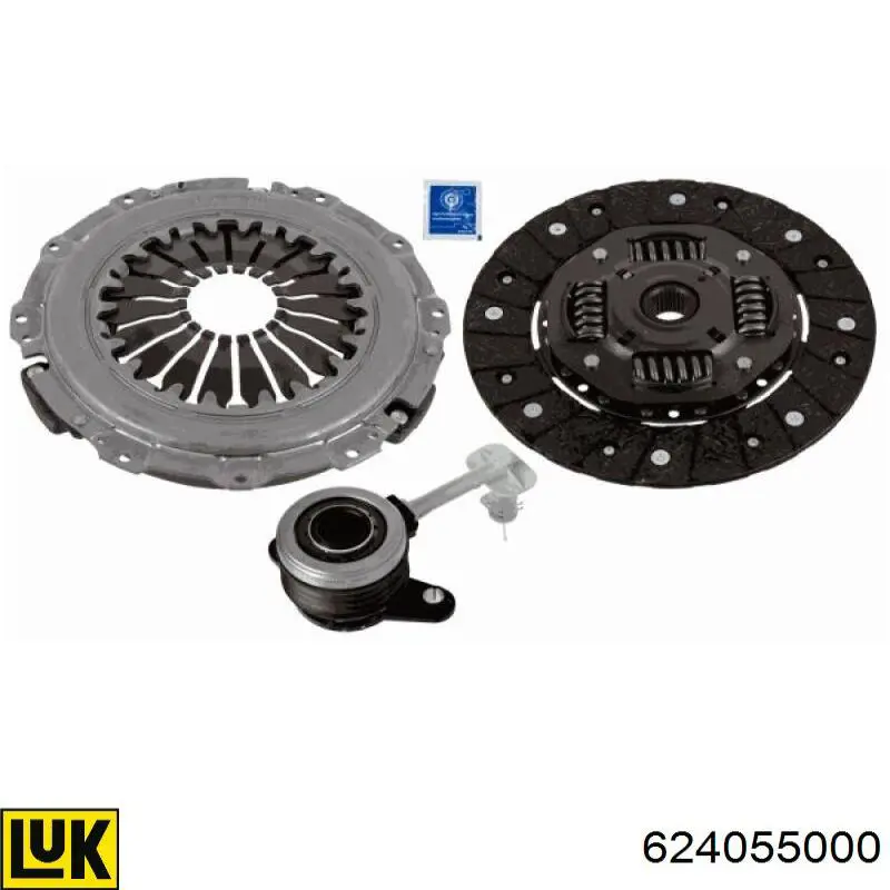 Комплект зчеплення (3 частини) LUK 624055000 ціна, від 182.56 USD