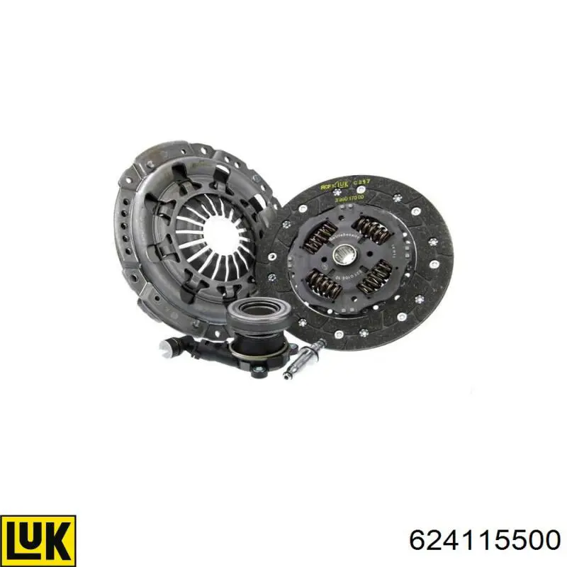 Купити 624115500 LUK Комплект зчеплення (диск, корзина, підшипник)