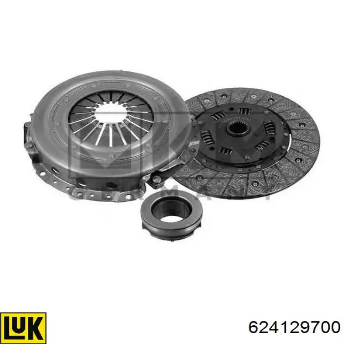 Купити 88VX7L596BA Ford Комплект зчеплення (диск, корзина, підшипник)