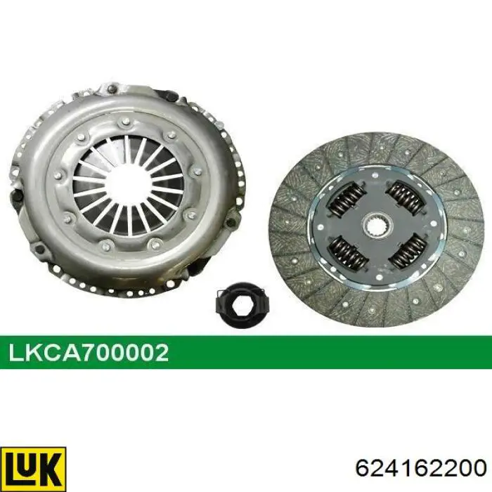 Комплект зчеплення (3 частини) LUK 624162200 ціна, від 217.59 USD