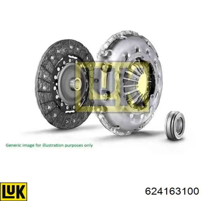 Комплект зчеплення (3 частини) Ford 5029565 ціна, від 419.14 USD