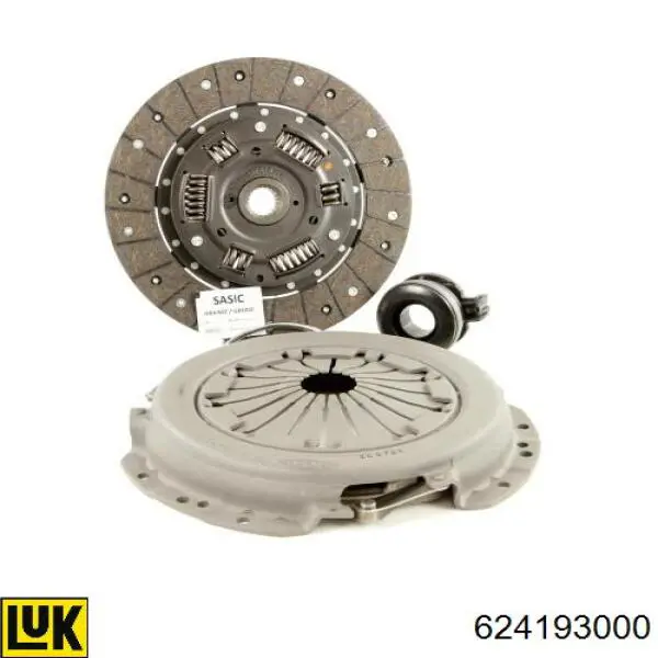 Купити 624193000 LUK Комплект зчеплення (диск, корзина, підшипник)