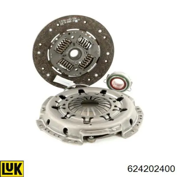 Купити 624202400 LUK Комплект зчеплення (диск, корзина, підшипник)