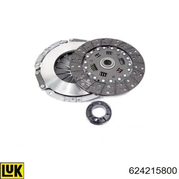Комплект зчеплення (3 частини) LUK 624215800 ціна, від 175.66 USD