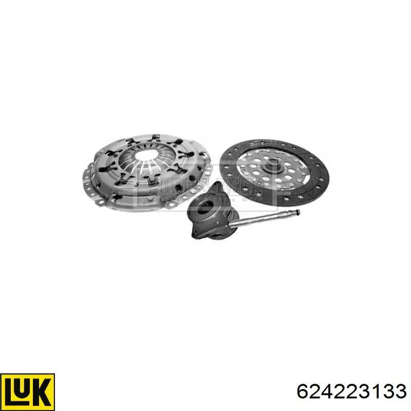 Купити 624223133 LUK Комплект зчеплення (диск, корзина, підшипник)