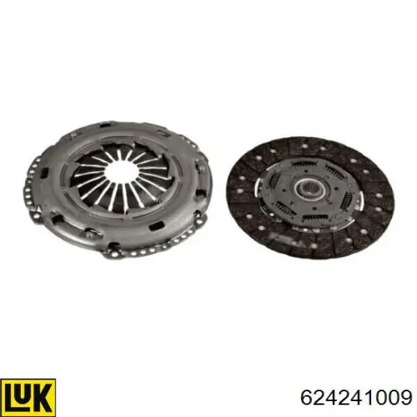 Комплект зчеплення (3 частини) LUK 624241009 ціна, від 134.84 USD