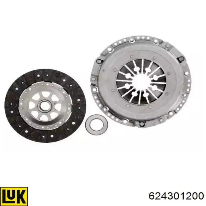 Комплект зчеплення (3 частини) LUK 624301200 ціна, від 126.67 USD
