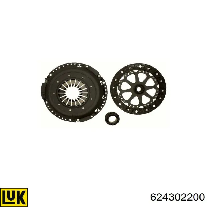 Купити 826454 VALEO Комплект зчеплення (диск, корзина, підшипник)