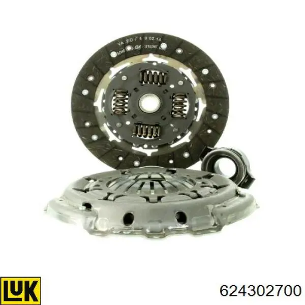 Комплект зчеплення (3 частини) LUK 624302700 ціна, від 158.51 USD