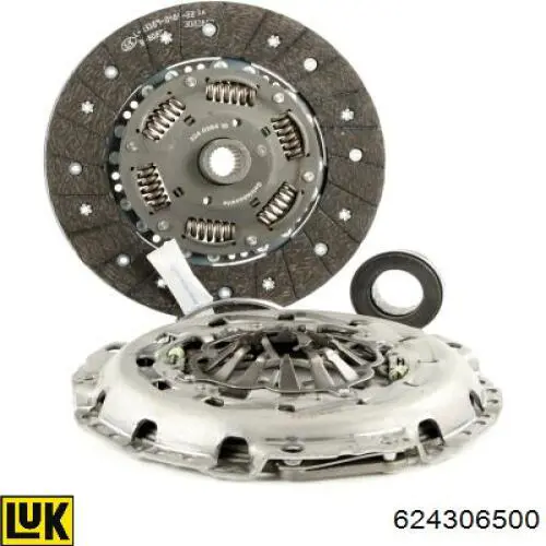 Купити 624306500 LUK Комплект зчеплення (диск, корзина, підшипник)
