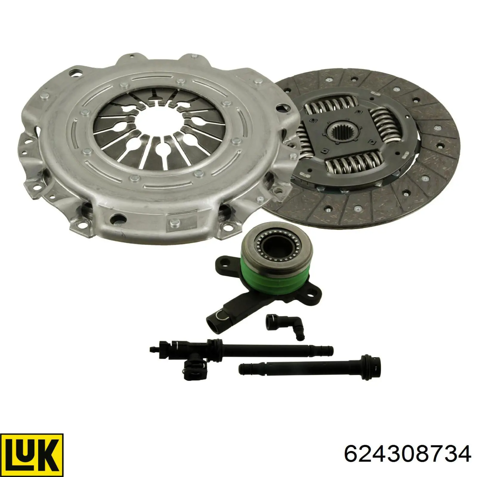 Комплект зчеплення (3 частини) LUK 624308734 ціна, від 242.31 USD