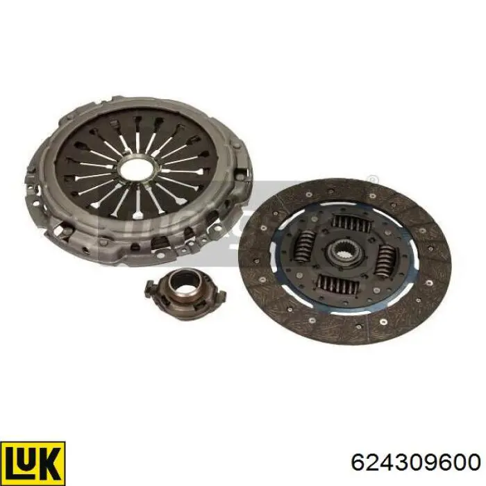 Комплект зчеплення (3 частини) LUK 624309600 ціна, від 188.35 USD