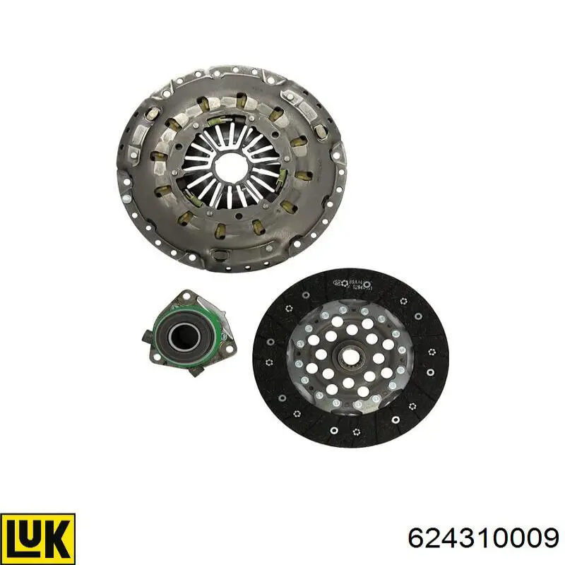 Комплект зчеплення (3 частини) Sachs 3000951224 ціна, від 271.58 USD