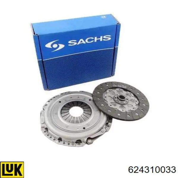 Комплект зчеплення (3 частини) Opel 1606568 ціна, від 333.31 USD