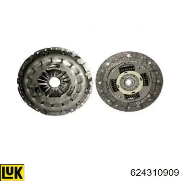 Комплект зчеплення (3 частини) LUK 624310909 ціна, від 221.09 USD