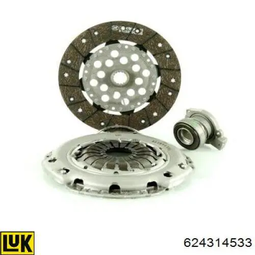 Купити 624314533 Polcar Комплект зчеплення (диск, корзина, підшипник)