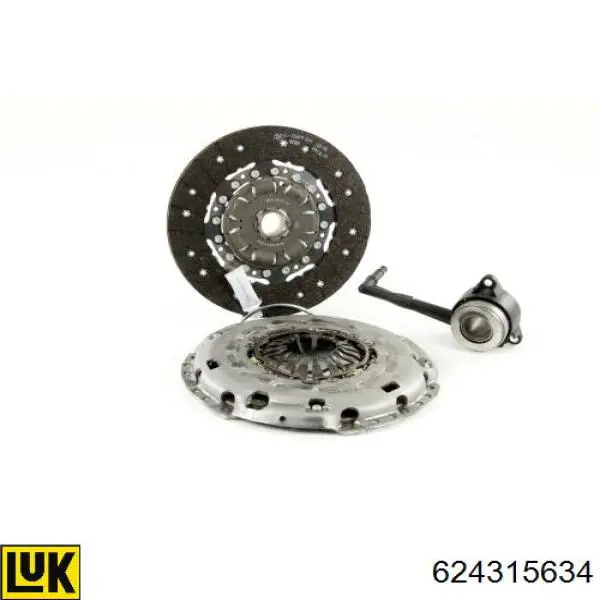 Купити 624315634 LUK Комплект зчеплення (диск, корзина, підшипник)