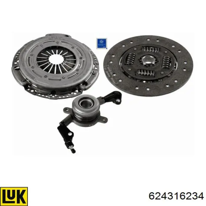 Комплект зчеплення (3 частини) Blue Print ADBP300044 ціна, від 324.69 USD