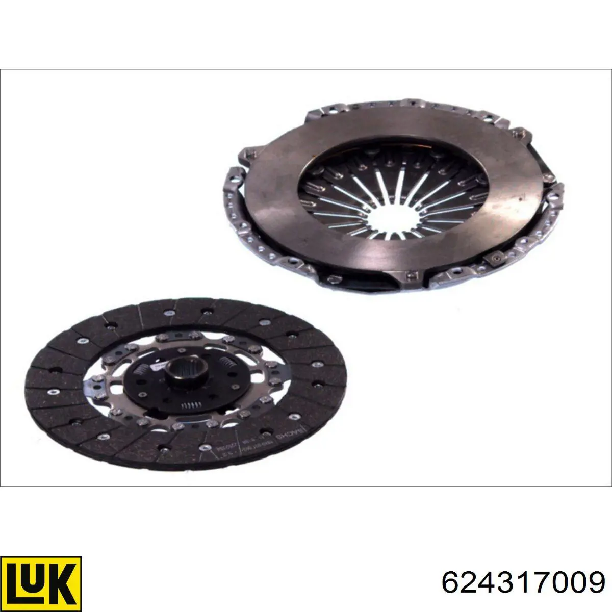 Купити 624317009 LUK Комплект зчеплення (диск, корзина, підшипник)