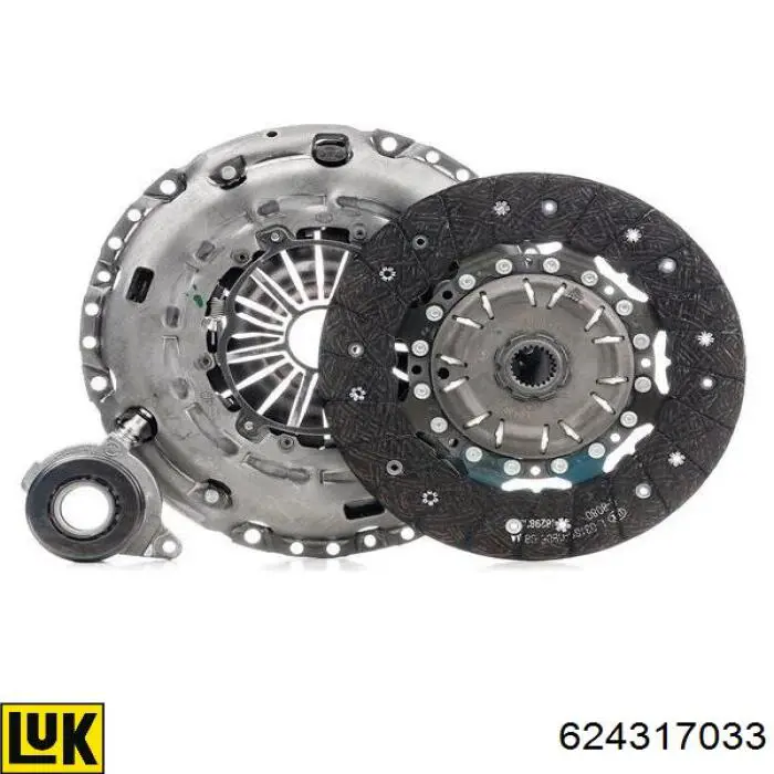 Комплект зчеплення (3 частини) Blue Print ADBP300063 ціна, від 263.36 USD
