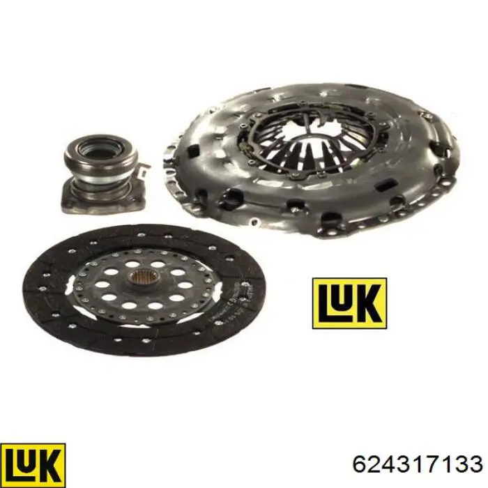 Купити 624317133 LUK Комплект зчеплення (диск, корзина, підшипник)