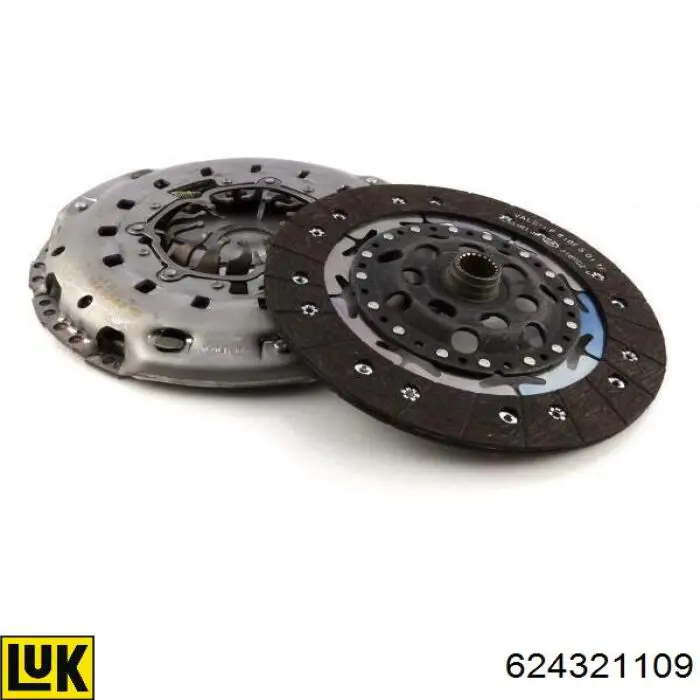 Комплект зчеплення (3 частини) LUK 624321109 ціна, від 161.28 USD