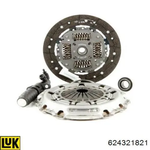 Комплект зчеплення (3 частини) LUK 624321821 ціна, від 121.58 USD