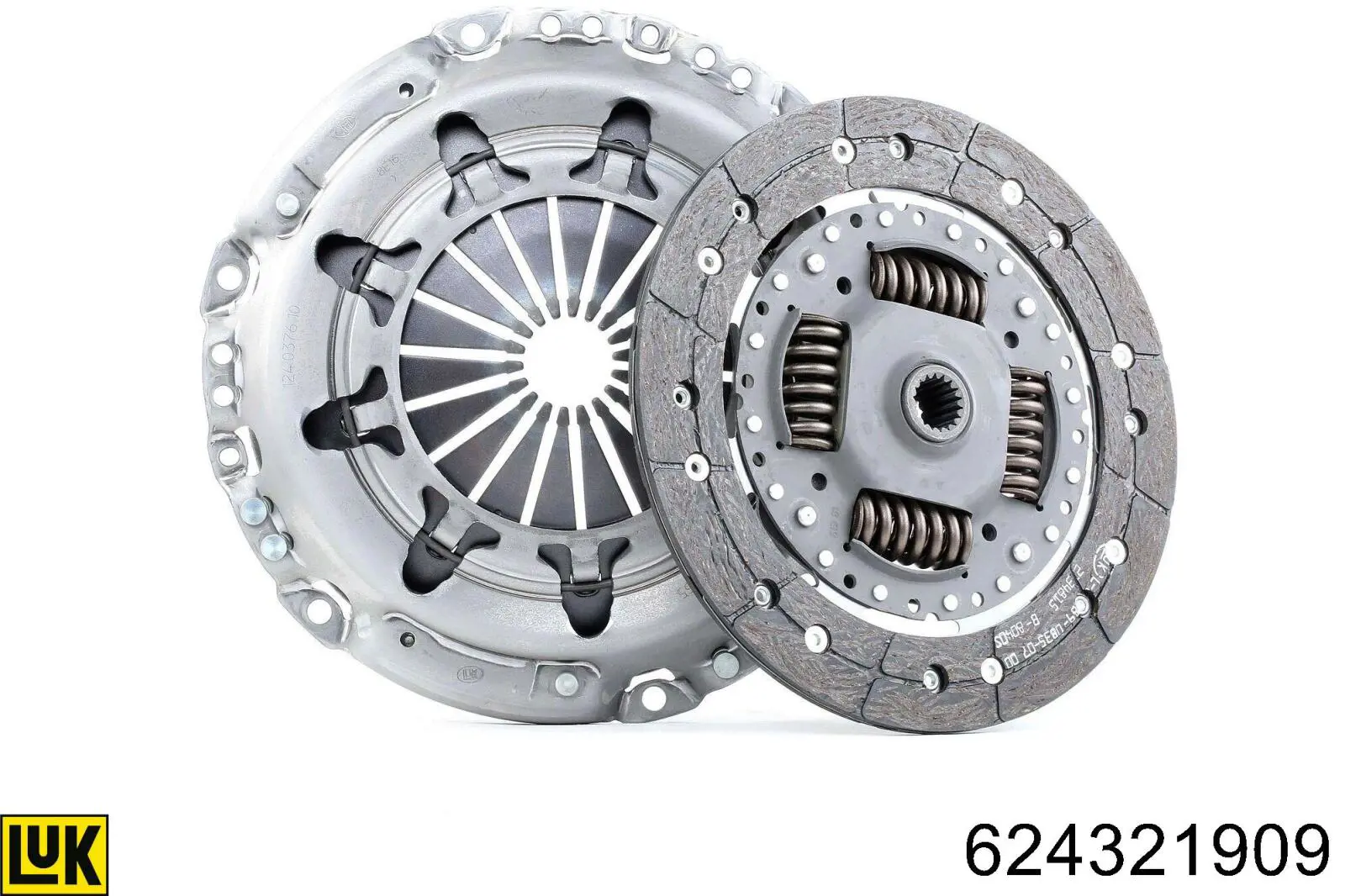 Купити 624321909 LUK Комплект зчеплення (диск, корзина, підшипник)