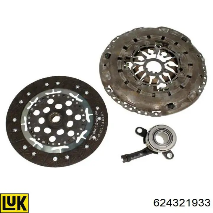 Комплект зчеплення (3 частини) INA 624321933 ціна, від 259.80 USD