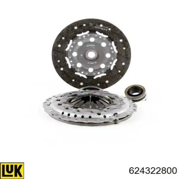 Купити 624322800 LUK Комплект зчеплення (диск, корзина, підшипник)
