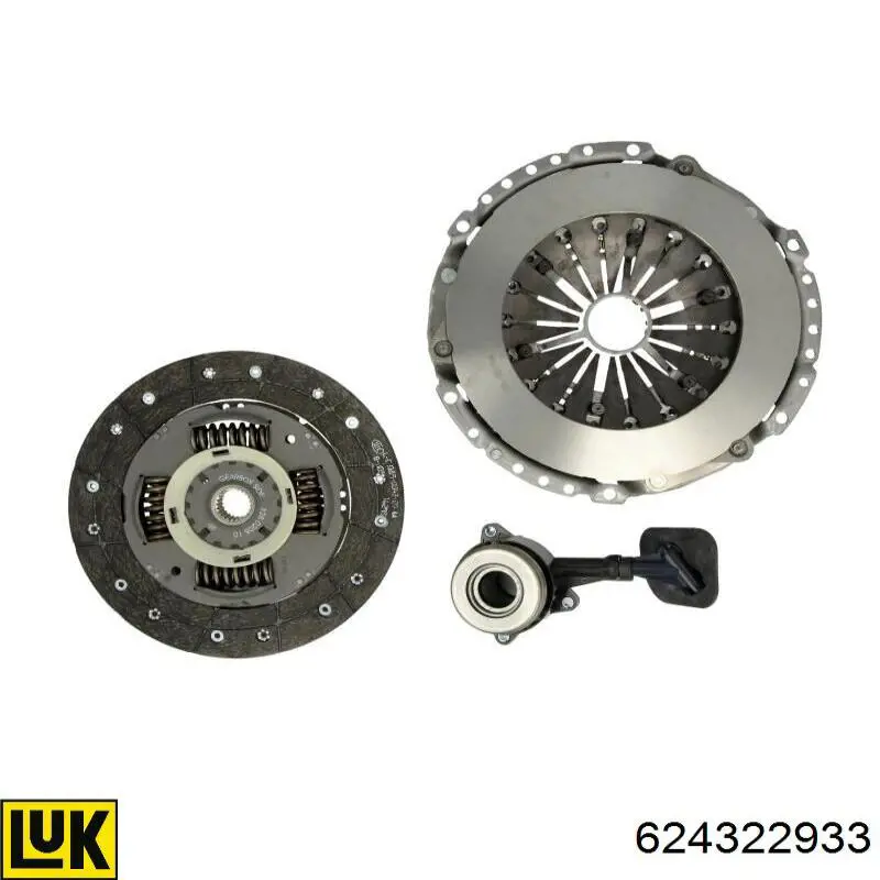 Купити HKT1218 Borg&beck Комплект зчеплення (диск, корзина, підшипник)