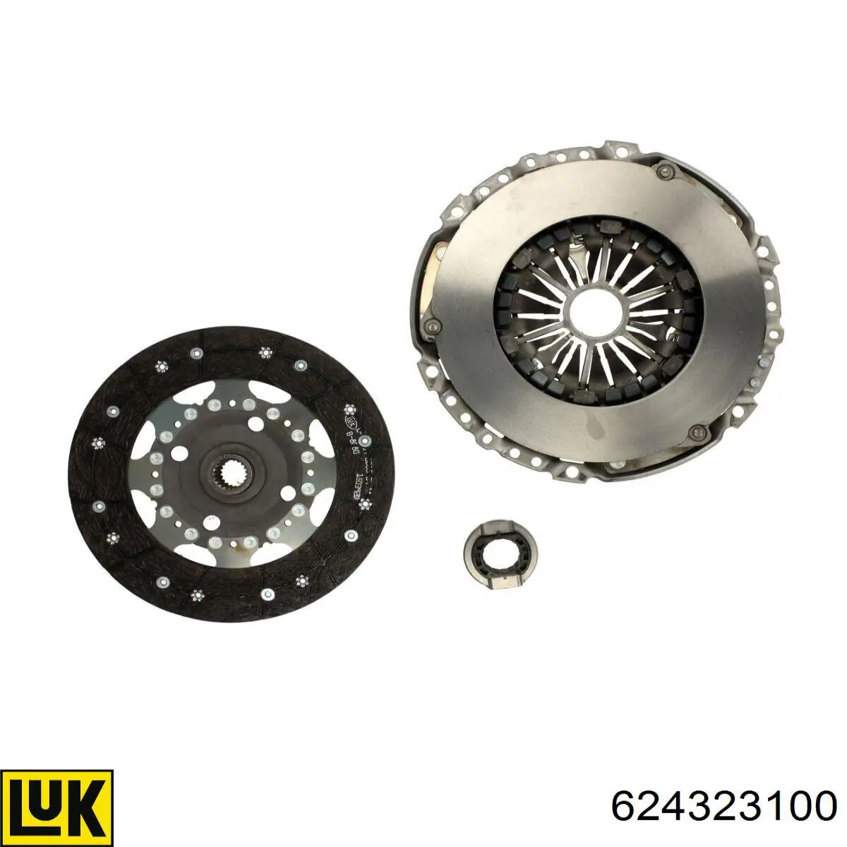 Купити 00002052N1 Peugeot/Citroen Комплект зчеплення (диск, корзина, підшипник)