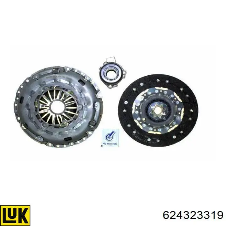 Купити 5666019 Opel Комплект зчеплення (диск, корзина, підшипник)
