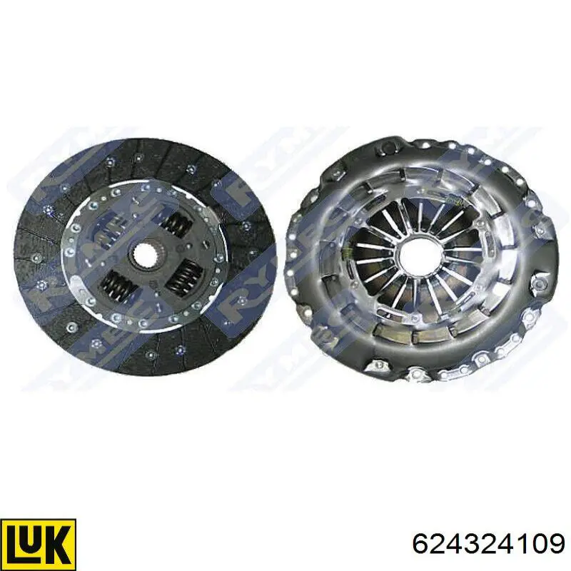 Купити 624324109 LUK Комплект зчеплення (диск, корзина, підшипник)