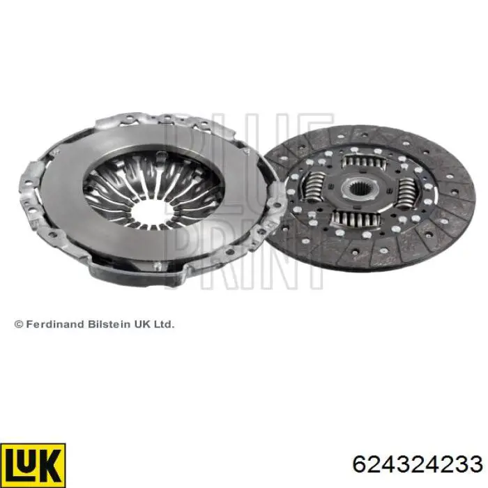 Комплект зчеплення (3 частини) LUK 624324233 ціна, від 242.09 USD