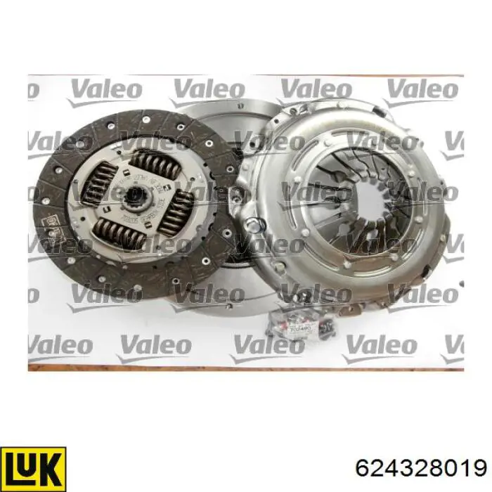 Купити 828081 VALEO Комплект зчеплення (диск, корзина, підшипник)