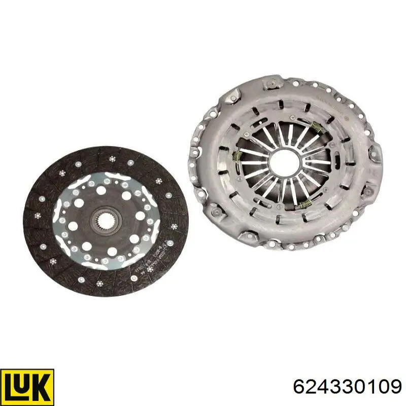 Купити 624330109 LUK Комплект зчеплення (диск, корзина, підшипник)