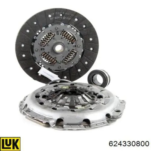 Комплект зчеплення (3 частини) LUK 624330800 ціна, від 205.82 USD