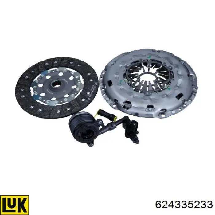 Купити ADBP300046 Blue Print Комплект зчеплення (диск, корзина, підшипник)