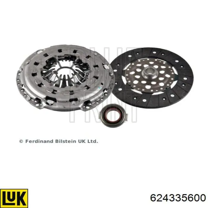 Комплект зчеплення (3 частини) Aisin SKH076 ціна, від 190.01 USD
