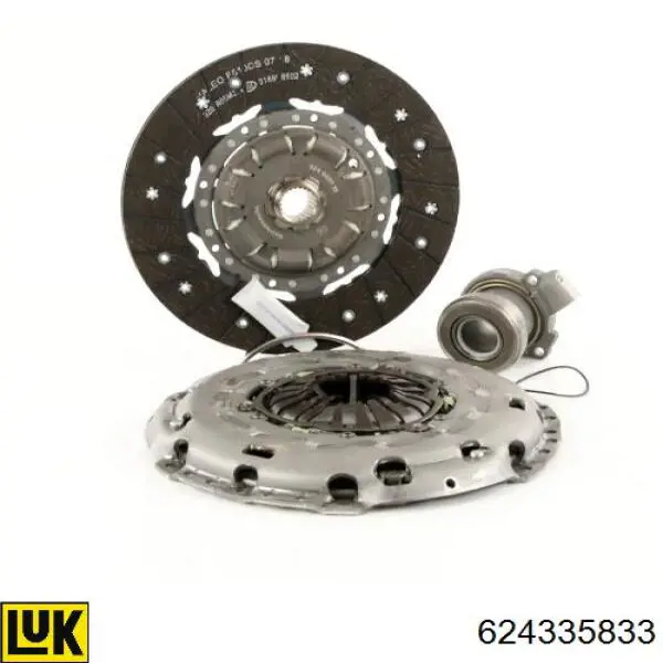 Купити ADBP300089 Blue Print Комплект зчеплення (диск, корзина, підшипник)