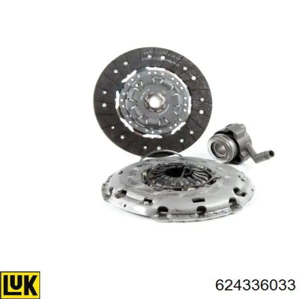 Комплект зчеплення (3 частини) LUK 624336033 ціна, від 377.04 USD