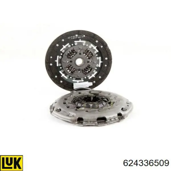 Комплект зчеплення (3 частини) LUK 624336509 ціна, від 364.88 USD