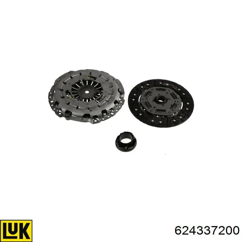 Комплект зчеплення (3 частини) LUK 624337200 ціна, від 283.79 USD