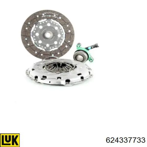 Комплект зчеплення (3 частини) LUK 624337733 ціна, від 406.13 USD