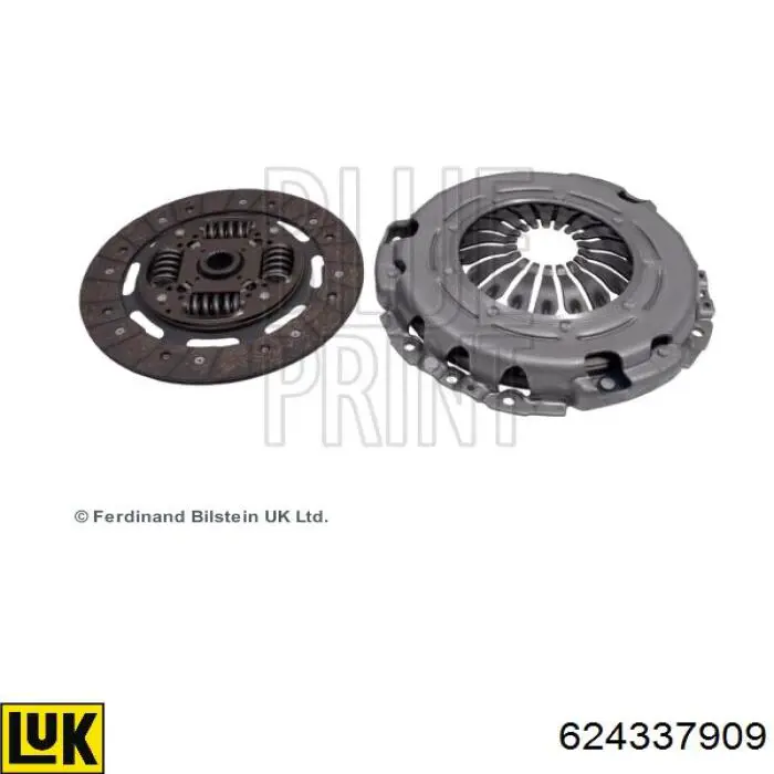 Комплект зчеплення (3 частини) LUK 624337909 ціна, від 175.29 USD