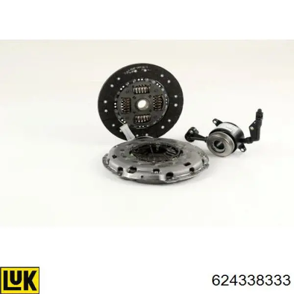 Комплект зчеплення (3 частини) LUK 624338333 ціна, від 168.25 USD