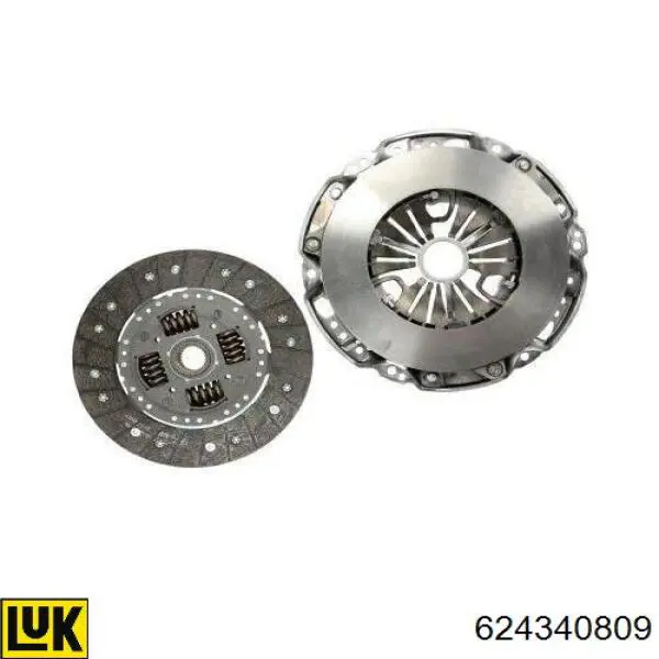 Комплект зчеплення (3 частини) LUK 624340809 ціна, від 274.80 USD